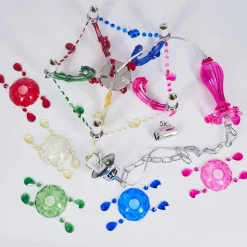 Lustre Malmback Multicolore, Chrome, 5 Lumieres