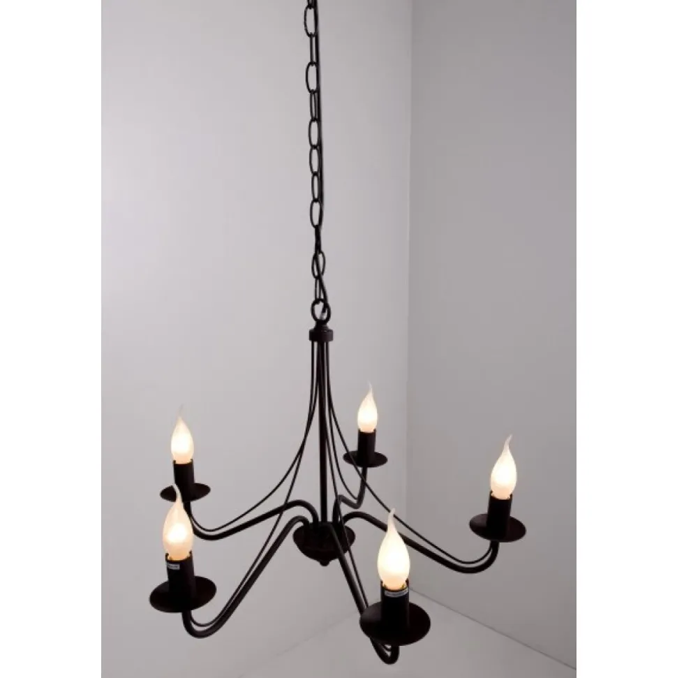 Lustre Reality Rouille, 5 Lumieres