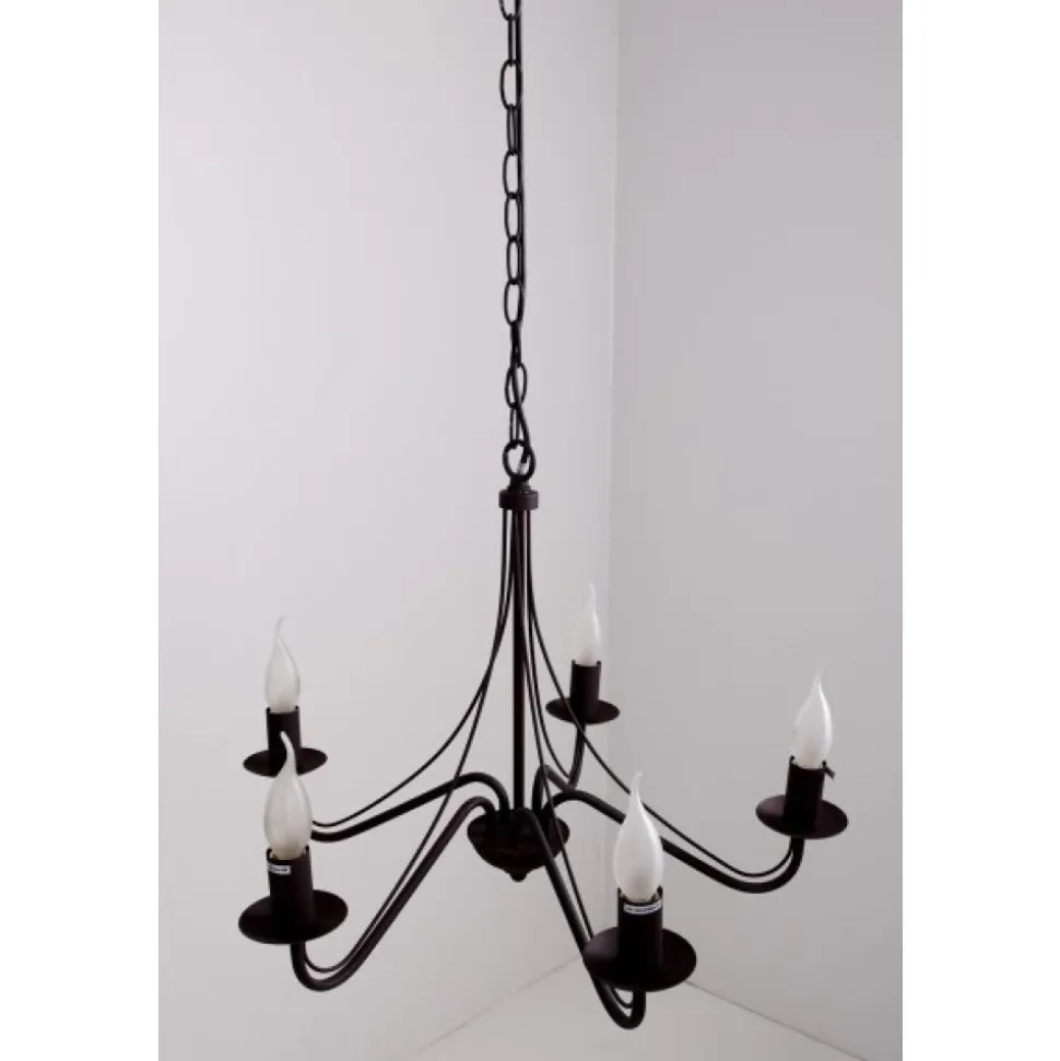 Lustre Reality Rouille, 5 Lumieres