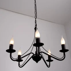 Lustre Reality Rouille, 5 Lumieres