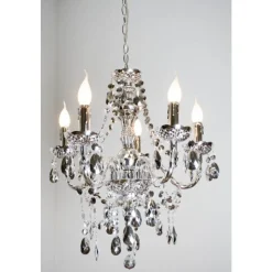 Lustre Reality Transparent, 5 Lumieres