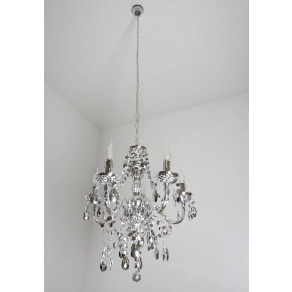 Lustre Reality Transparent, 5 Lumieres