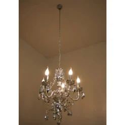 Lustre Reality Transparent, 5 Lumieres