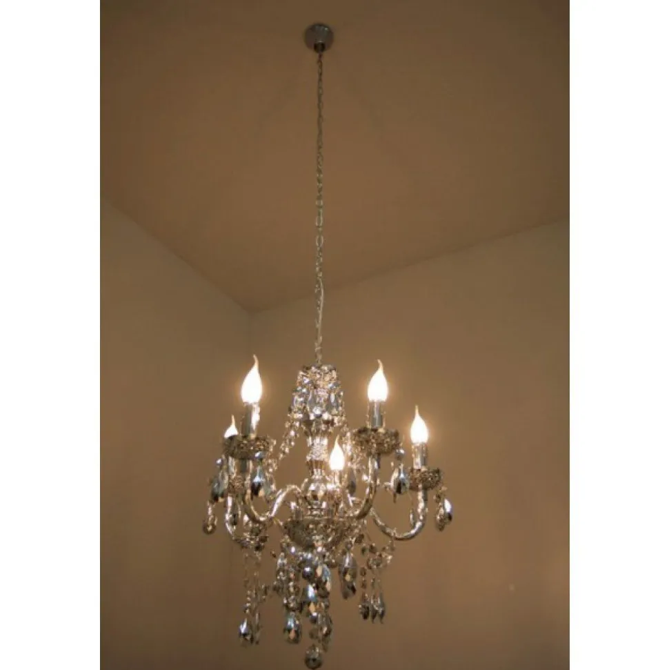 Lustre Reality Transparent, 5 Lumieres