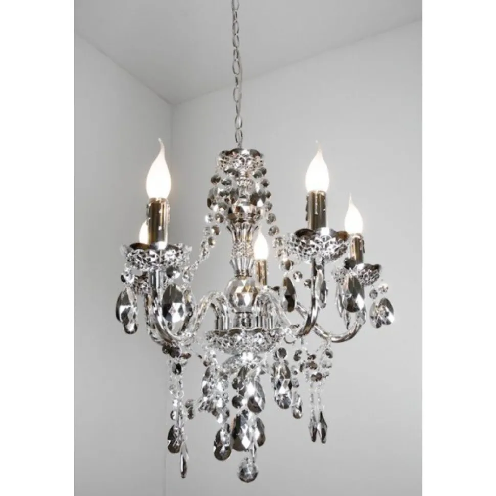 Lustre Reality Transparent, 5 Lumieres