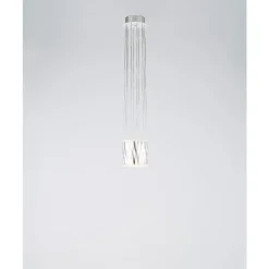 Lustre Serien Lighting Zoom Acier Inoxydable, 20 Lumieres