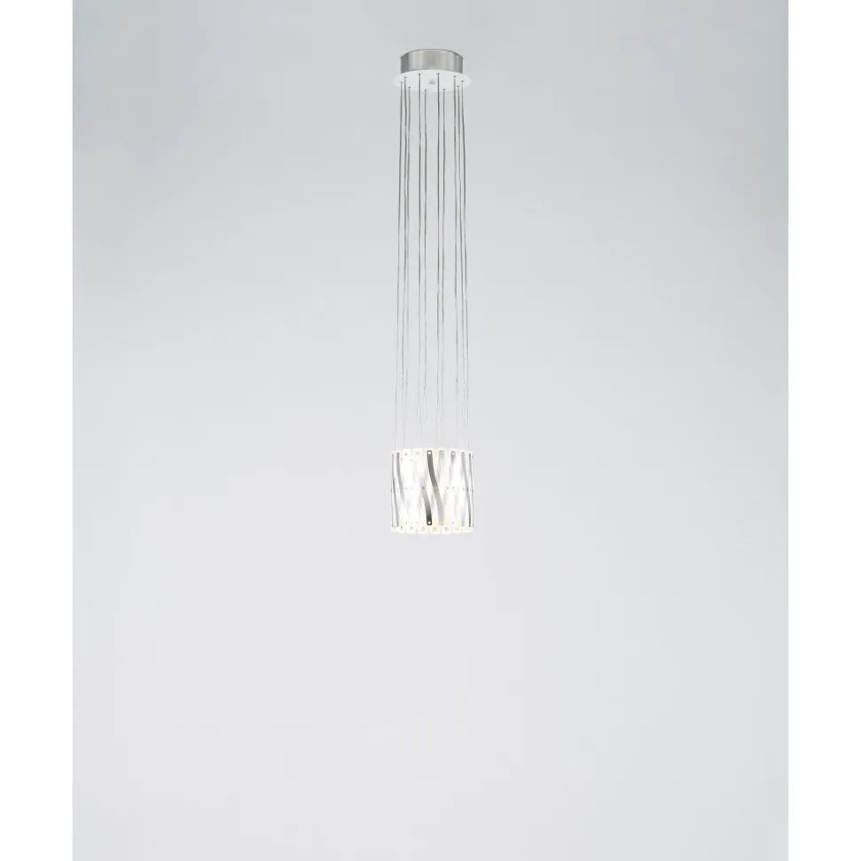 Lustre Serien Lighting Zoom Led Acier Inoxydable, 1 Lumiere