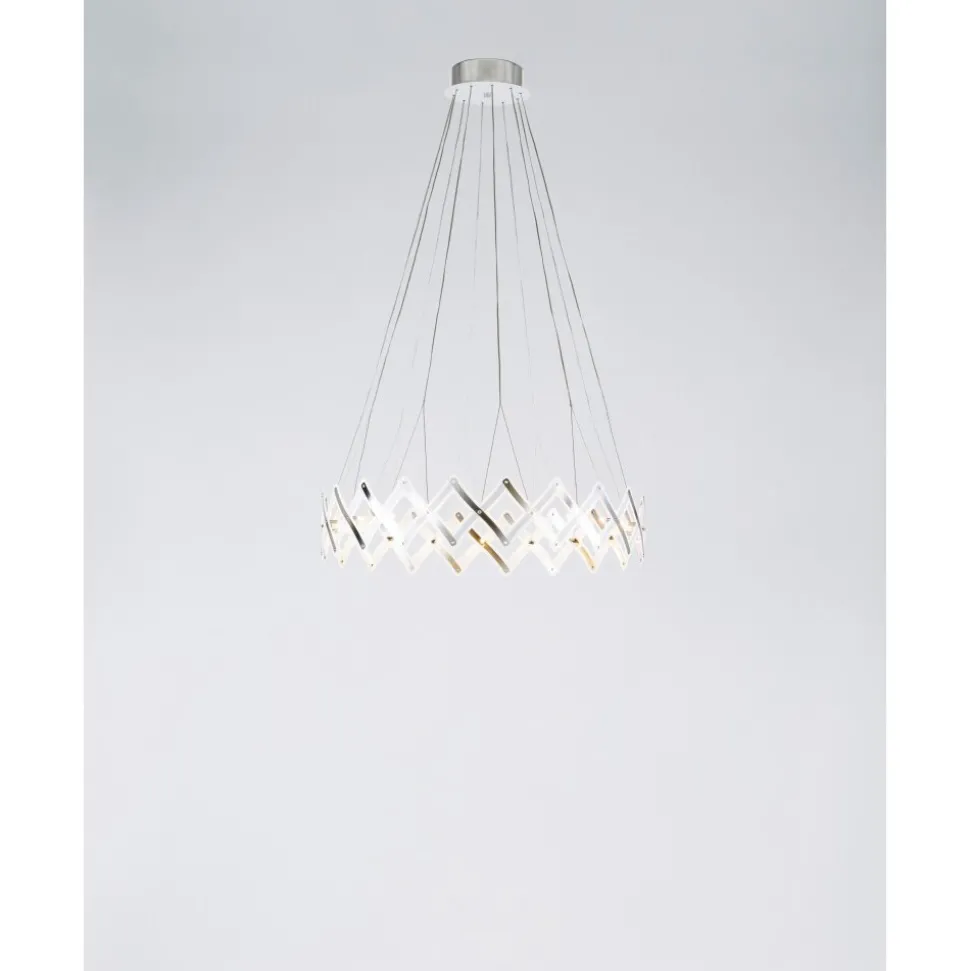 Lustre Serien Lighting Zoom Led Acier Inoxydable, 1 Lumiere
