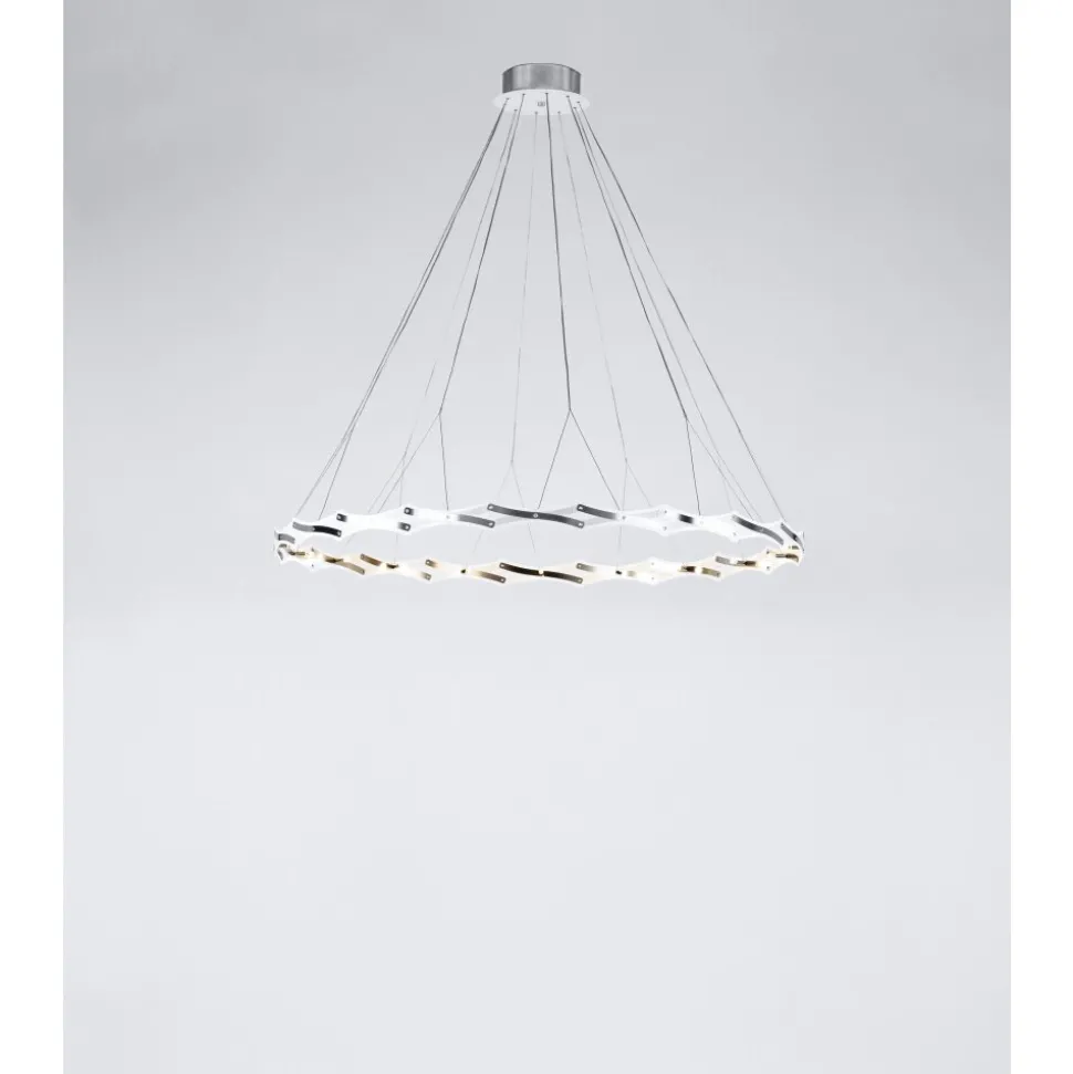 Lustre Serien Lighting Zoom Led Acier Inoxydable, 1 Lumiere