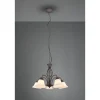 Lustre Trio-Leuchten Rustica Rouille, 5 Lumieres