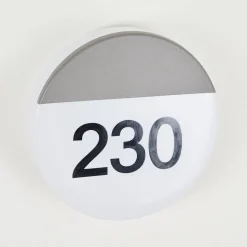 Numero D'Adresse Eclaire Eppeland Led Anthracite, 1 Lumiere