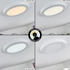 Panneau Led Canditas Blanc, 1 Lumiere