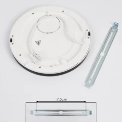Panneau Led Canditas Noir, 1 Lumiere