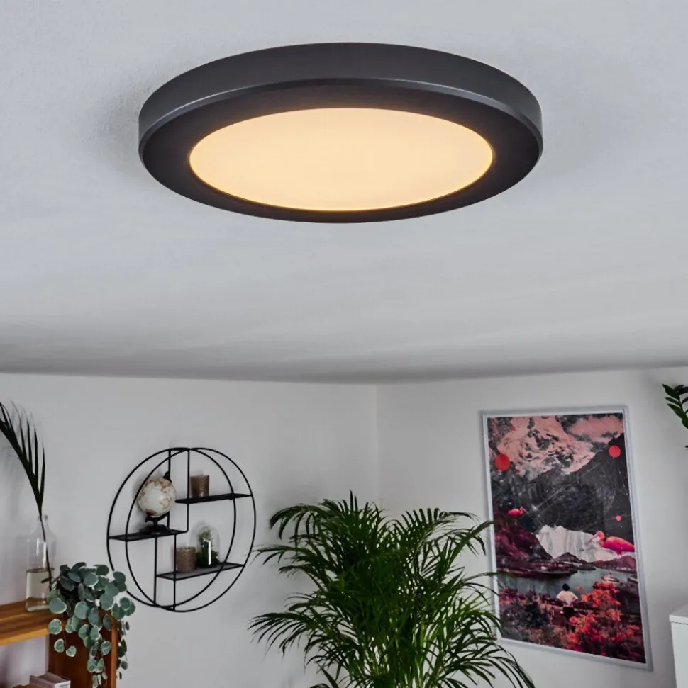 Panneau Led Canditas Noir, 1 Lumiere