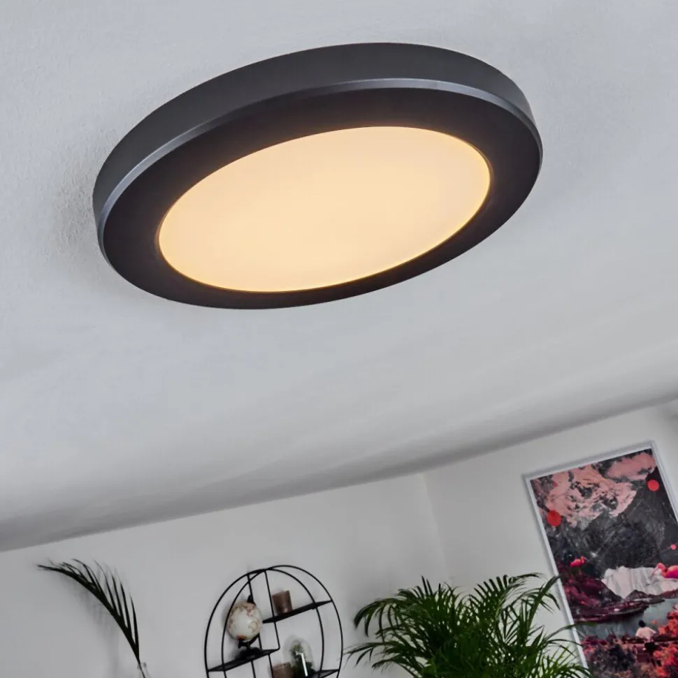 Panneau Led Canditas Noir, 1 Lumiere