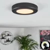 Panneau Led Canditas Noir, 1 Lumiere