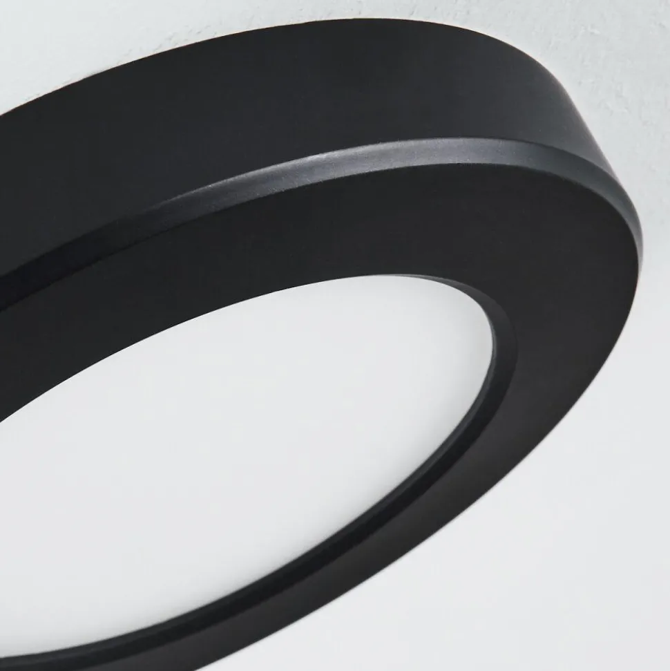 Panneau Led Canditas Noir, 1 Lumiere