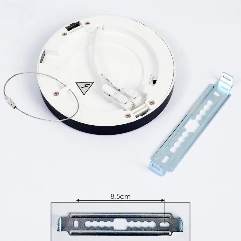 Panneau Led Canditas Noir, 1 Lumiere