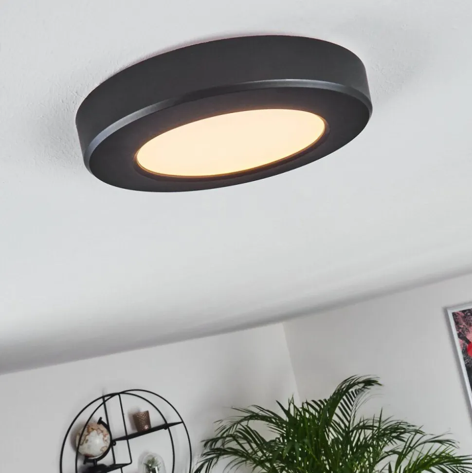 Panneau Led Canditas Noir, 1 Lumiere