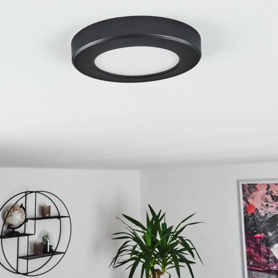 Panneau Led Canditas Noir, 1 Lumiere