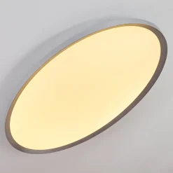 Panneau Led Kombito Argente, Blanc, 1 Lumiere, Telecommandes