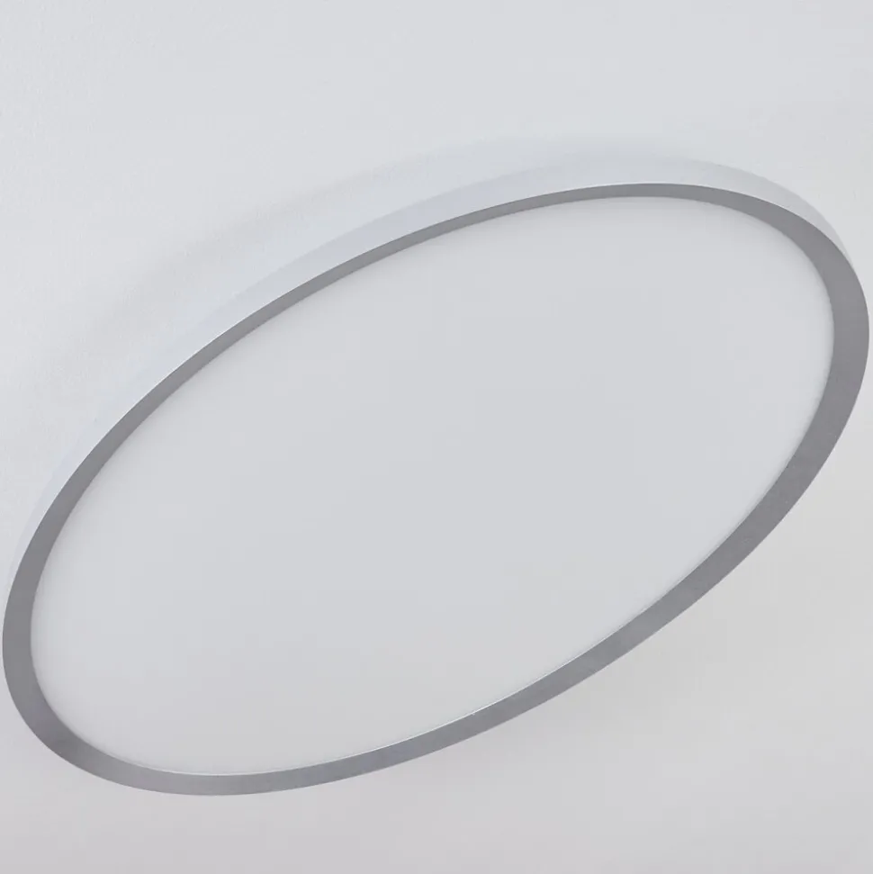 Panneau Led Kombito Argente, Blanc, 1 Lumiere, Telecommandes