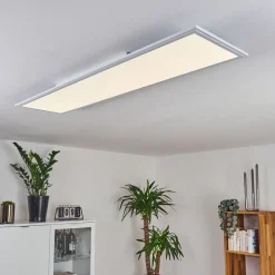 Panneau Led Pau Blanc, 1 Lumiere
