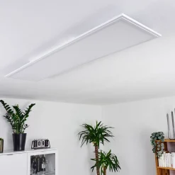 Panneau Led Pau Blanc, 1 Lumiere