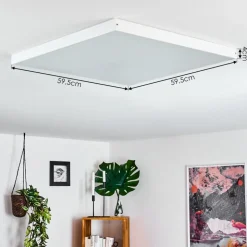 Panneau Led Pedemonte Blanc, 1 Lumiere