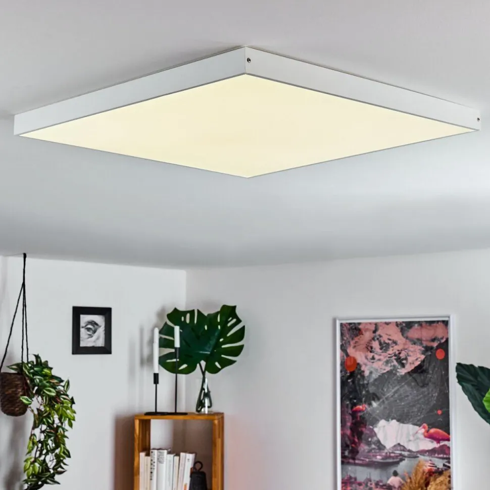 Panneau Led Pedemonte Blanc, 1 Lumiere