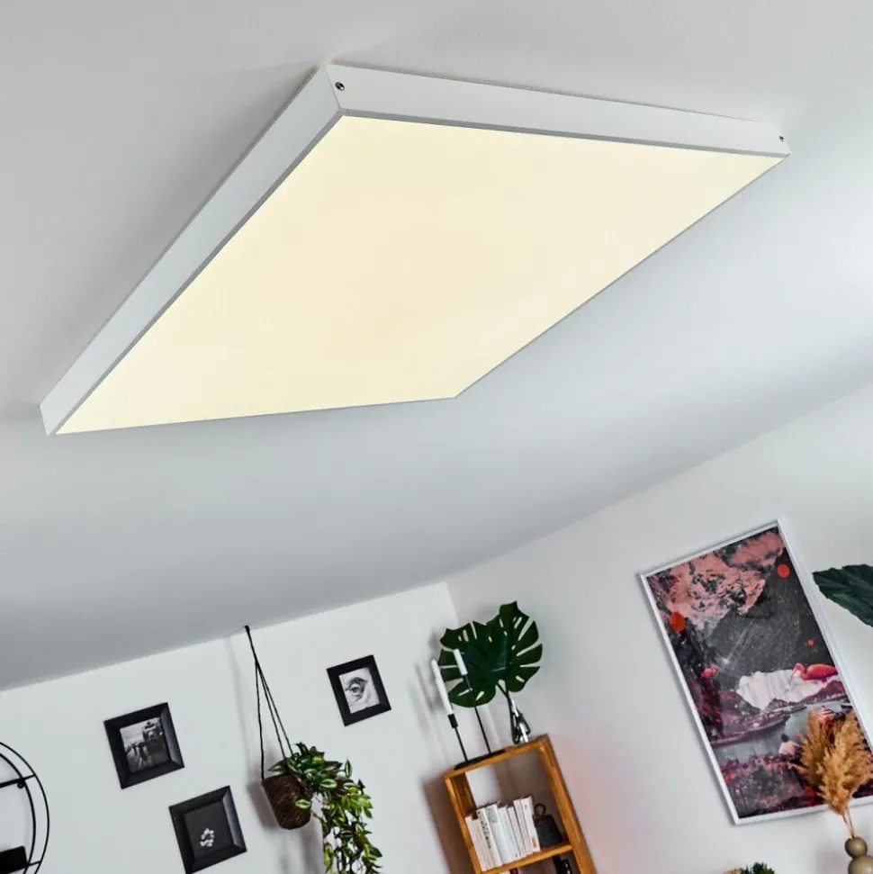 Panneau Led Pedemonte Blanc, 1 Lumiere