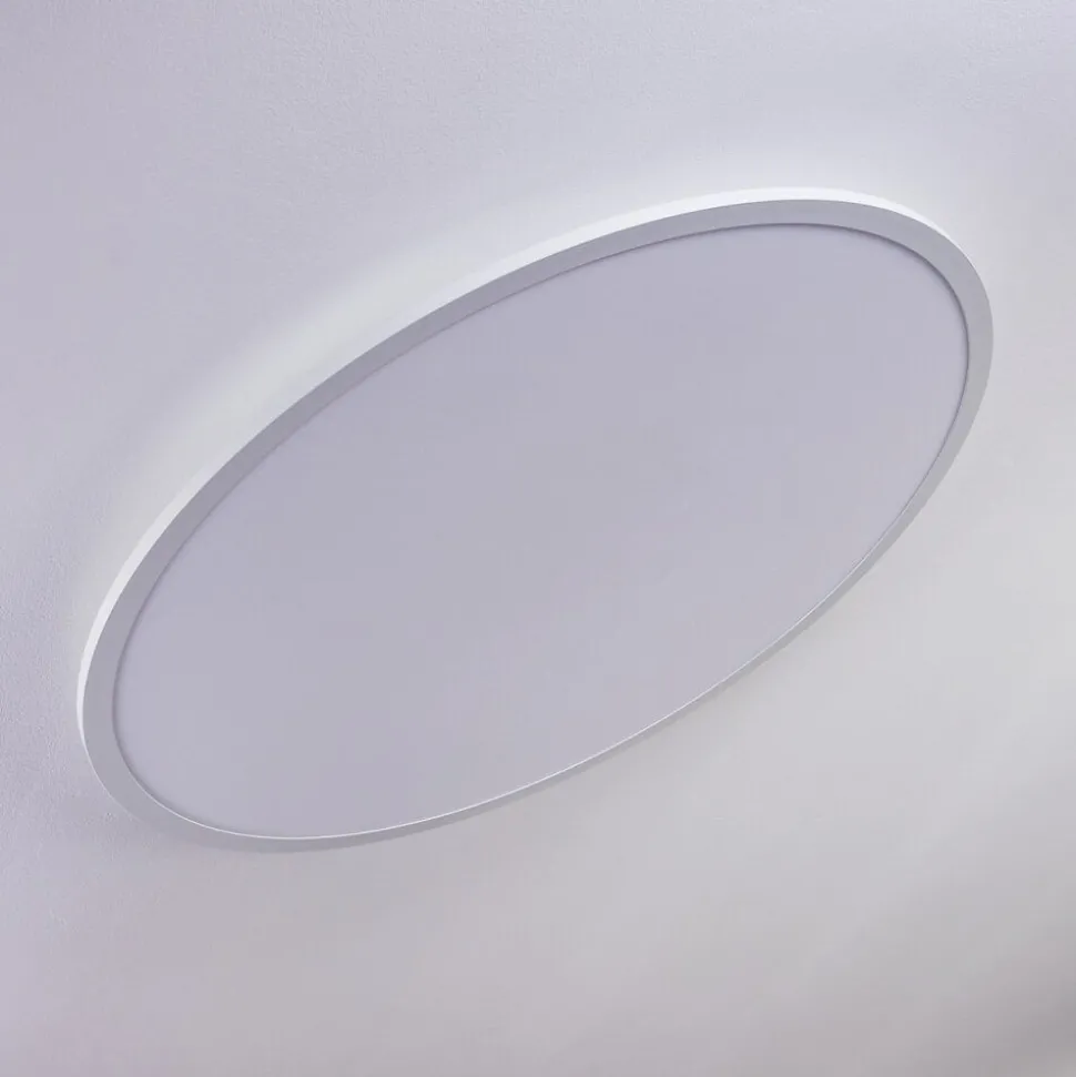 Panneau Led Sani Blanc, 1 Lumiere, Telecommandes