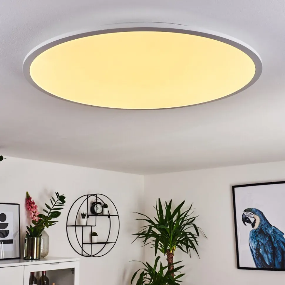 Panneau Led Sani Blanc, 1 Lumiere, Telecommandes