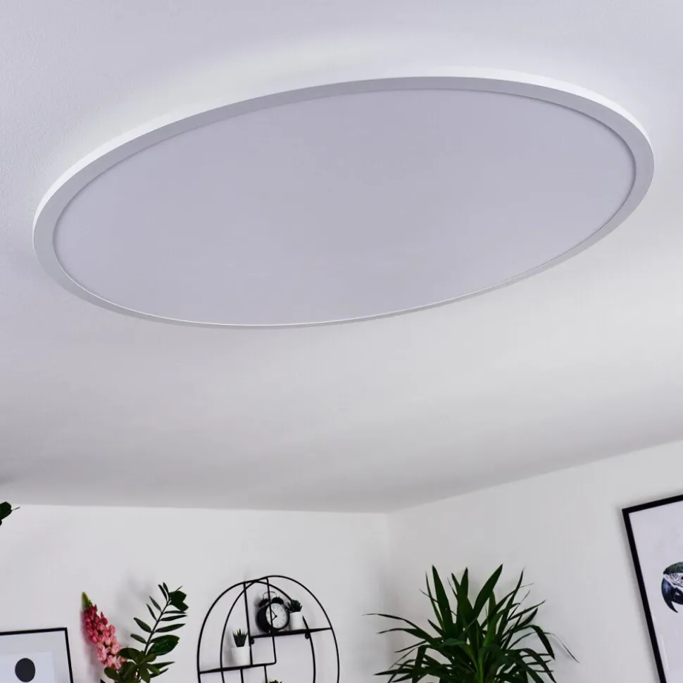 Panneau Led Sani Blanc, 1 Lumiere, Telecommandes