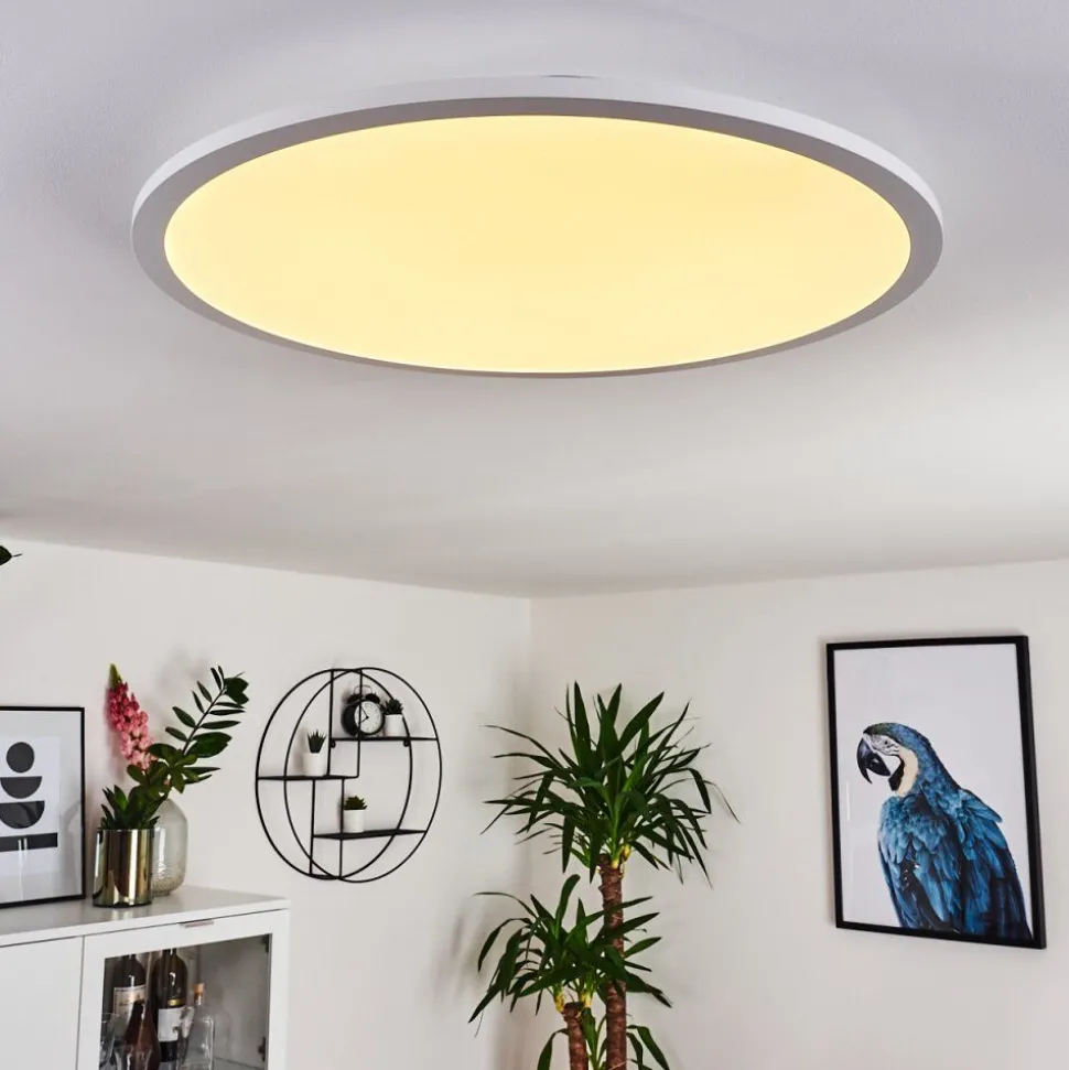 Panneau Led Sani Blanc, 1 Lumiere, Telecommandes