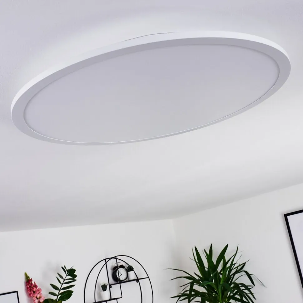 Panneau Led Sani Blanc, 1 Lumiere, Telecommandes