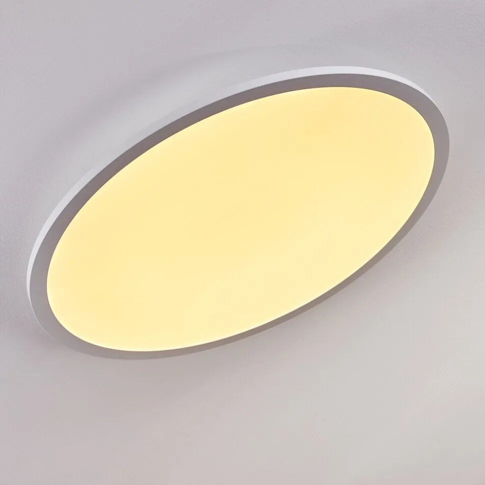 Panneau Led Sani Blanc, 1 Lumiere, Telecommandes