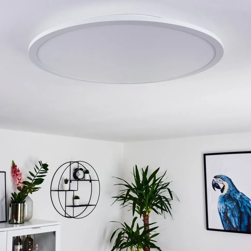 Panneau Led Sani Blanc, 1 Lumiere, Telecommandes