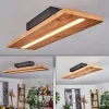 Plafonnier Adak Led Noir, 1 Lumiere