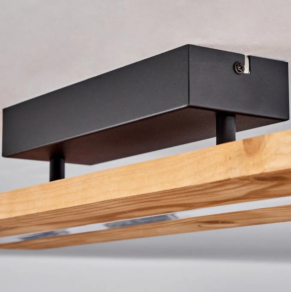 Plafonnier Adak Led Noir, 1 Lumiere