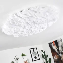 Plafonnier Adegoiva Led Blanc, 1 Lumiere