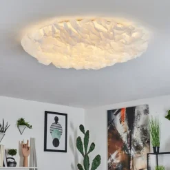 Plafonnier Adegoiva Led Blanc, 1 Lumiere