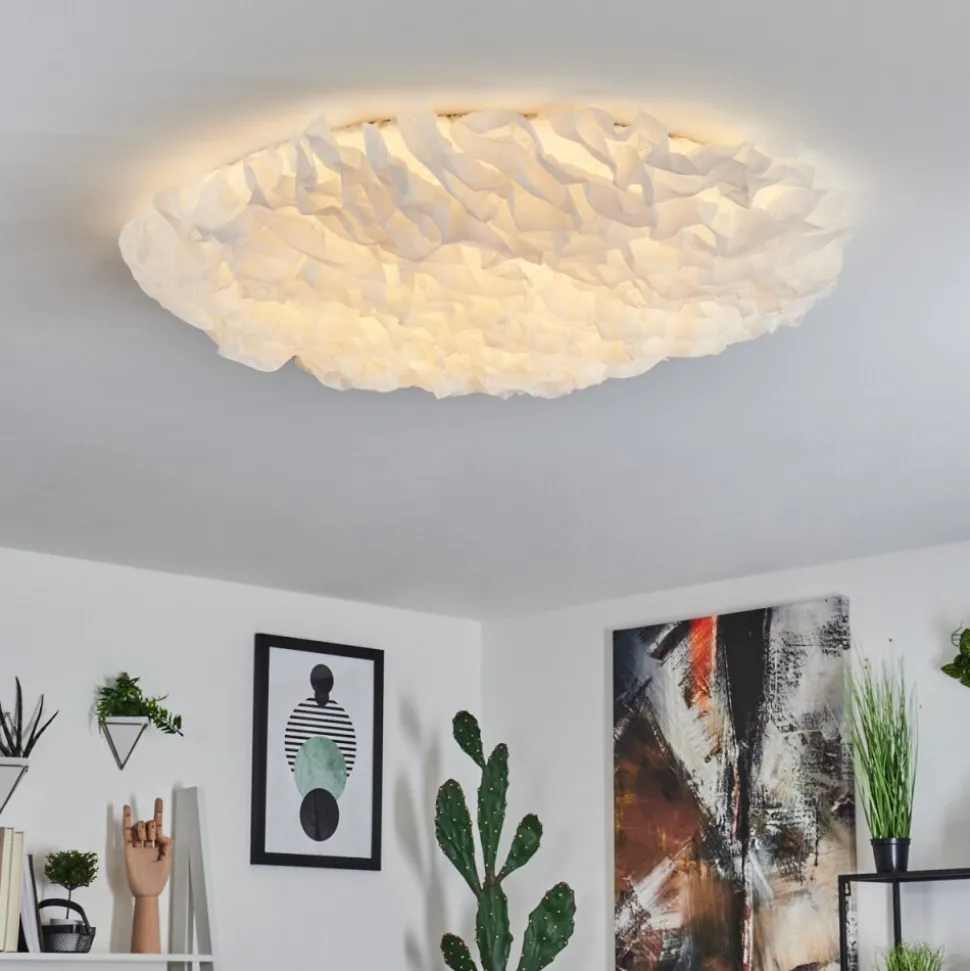 Plafonnier Adegoiva Led Blanc, 1 Lumiere