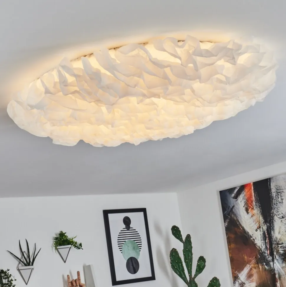 Plafonnier Adegoiva Led Blanc, 1 Lumiere