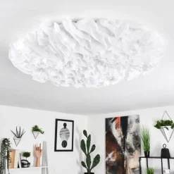 Plafonnier Adegoiva Led Blanc, 1 Lumiere
