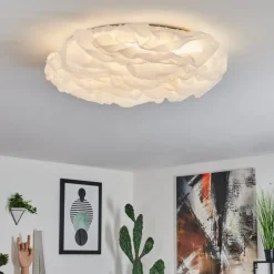 Plafonnier Adegoiva Led Blanc, 1 Lumiere