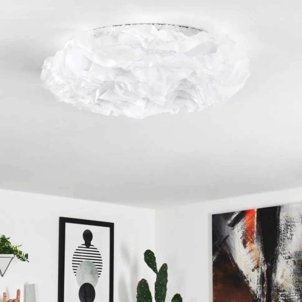Plafonnier Adegoiva Led Blanc, 1 Lumiere