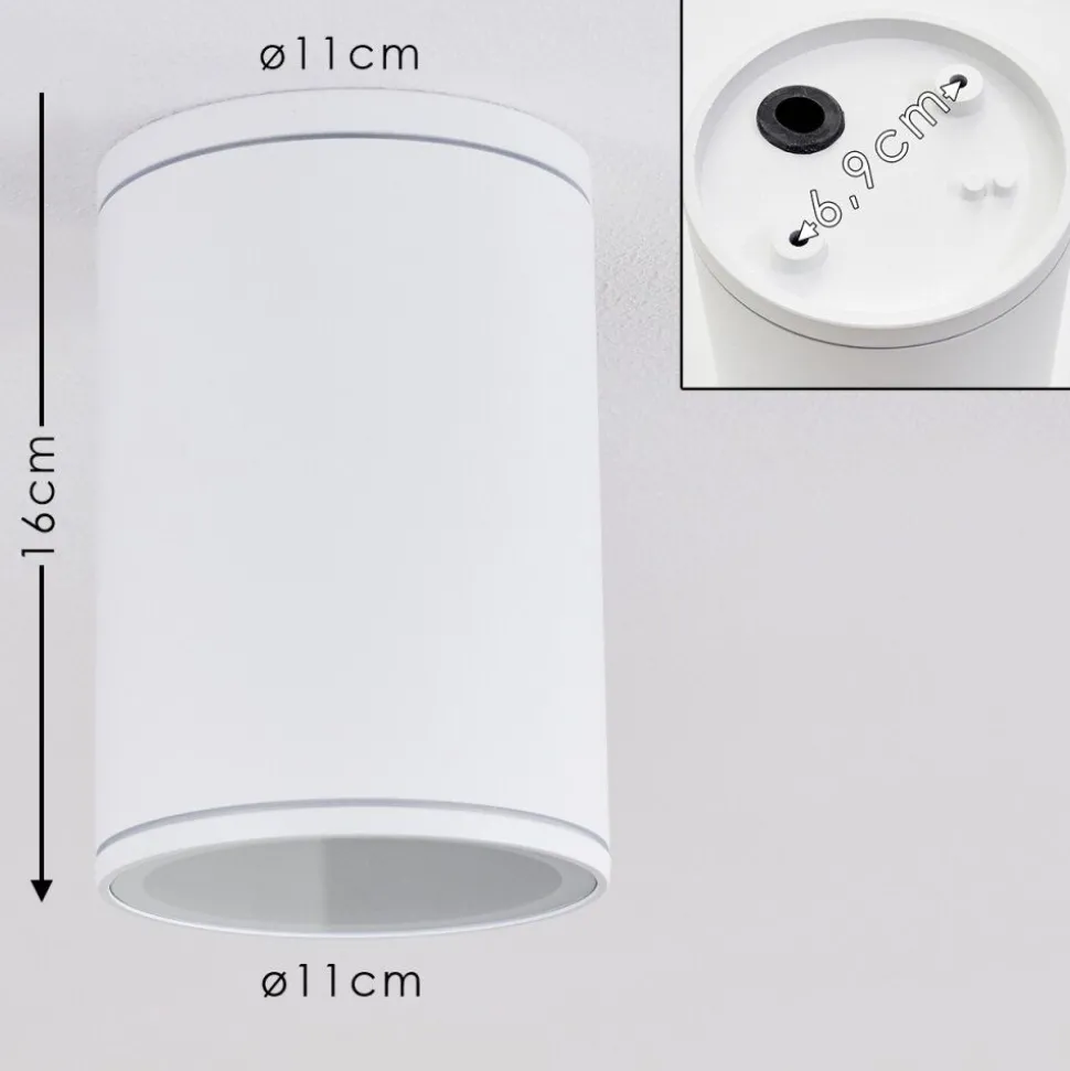 Plafonnier Agua Blanc, 1 Lumiere