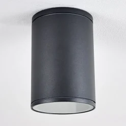 Plafonnier Agua Noir, 1 Lumiere