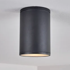 Plafonnier Agua Noir, 1 Lumiere